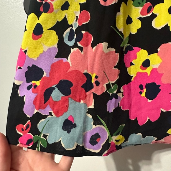 Kate Spade Vibrant Floral Tank Midi Dress Womens Xtra Small - Picture 8 of 10